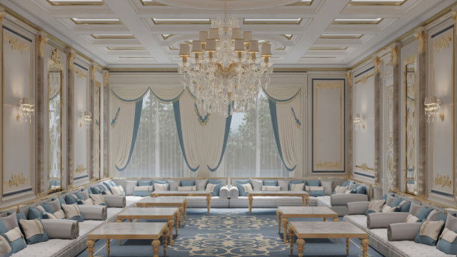 Королевский дизайн маджлис в ОАЭ