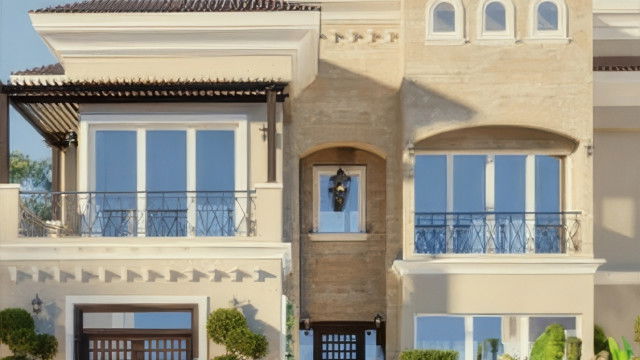 تصميم خارجي لفيلا في ألديا بدبي