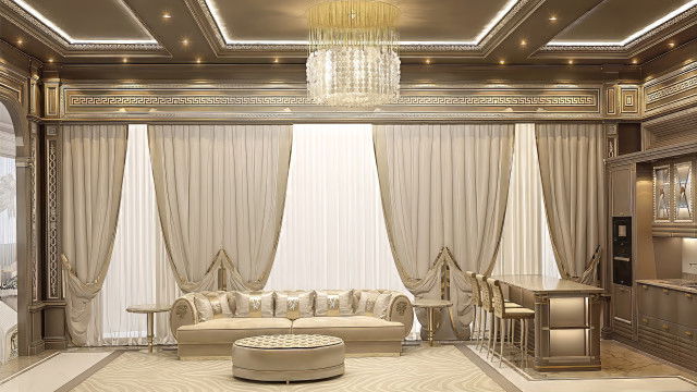 تصميم غرفة معيشه الاسره