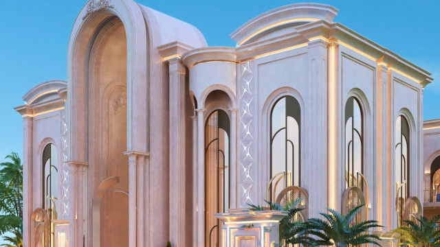 تصميم خارجي ملكي في الامارات