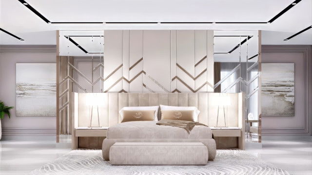 Modern design master bedroom