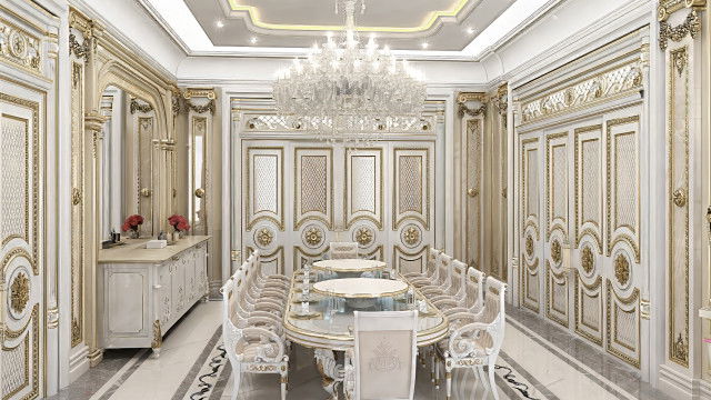 Современный дизайн столовой — идеи, мебель и освещение