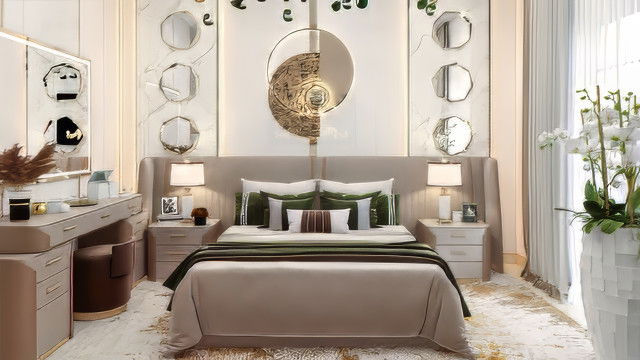 Royal luxury bedroom