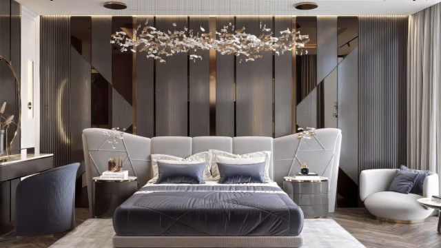 Exclusive bedroom interior