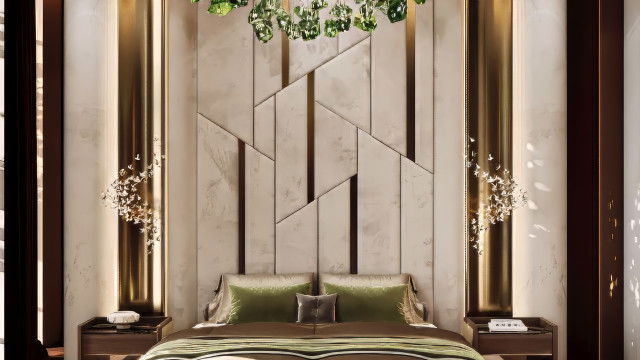الترف الملكي ماستر تصميم غرفة نوم