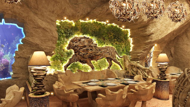 Мечтательный дизайн интерьера кафе в Дубае