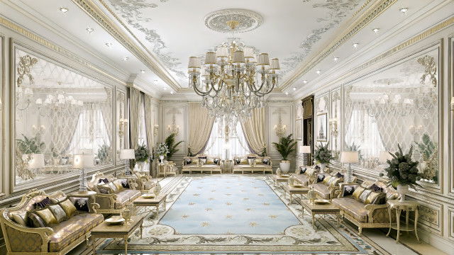Дизайн мужского маджлиса от Катрины Антонович — Антонович Дизайн (Antonovich Design)