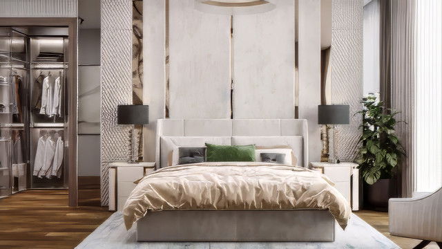 أفضل غرف نوم التصميم الداخلي دبي