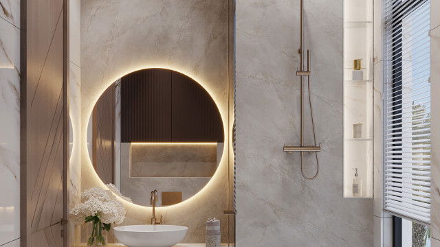 Bathroom Interior Design Art Deco