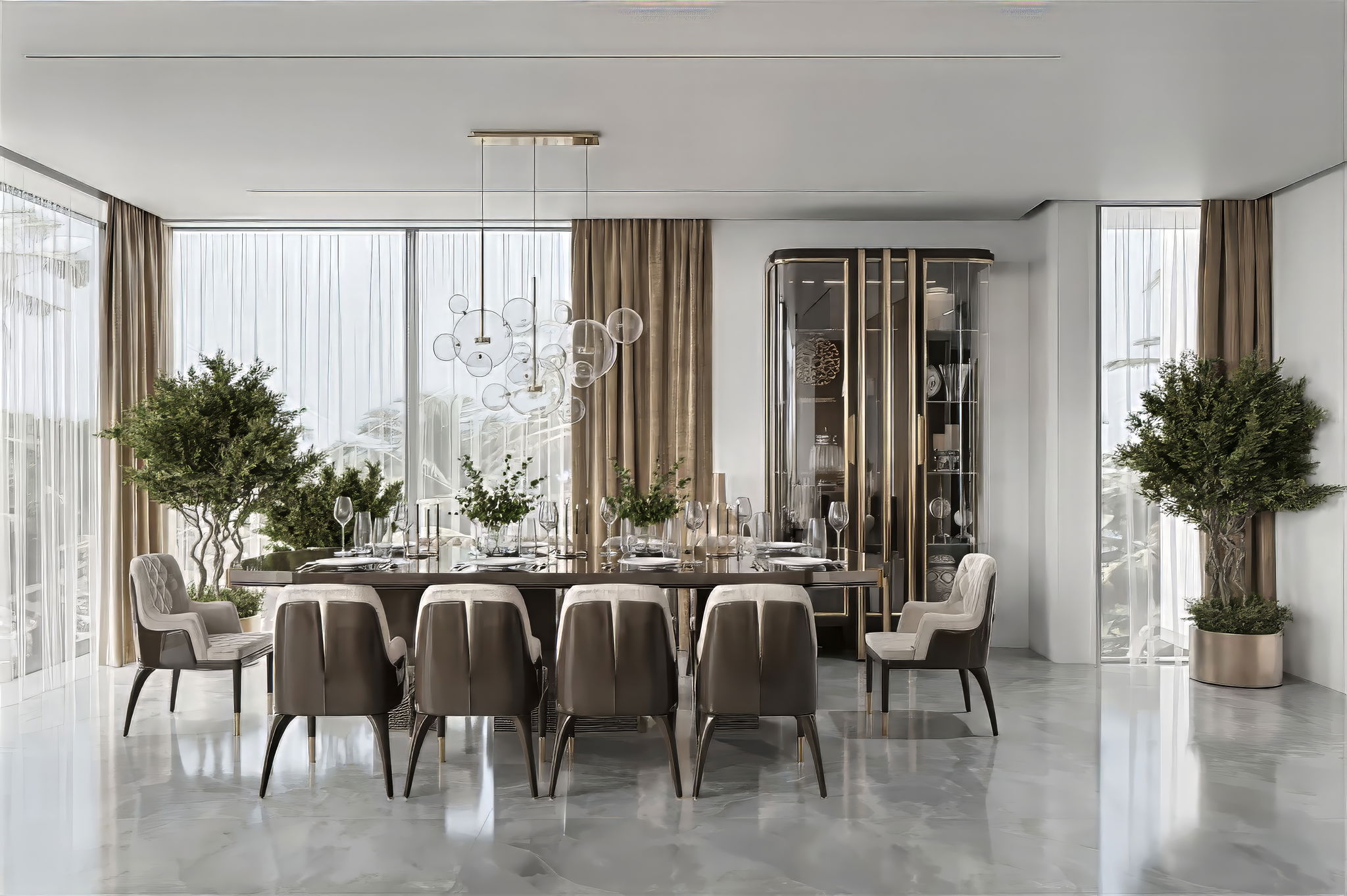 Dining Room in Bright Colors