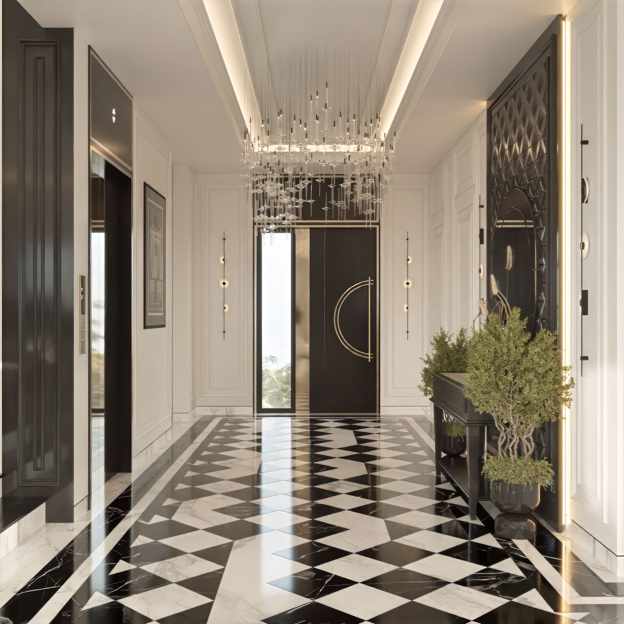 Gorgeous Entrance Interior Design