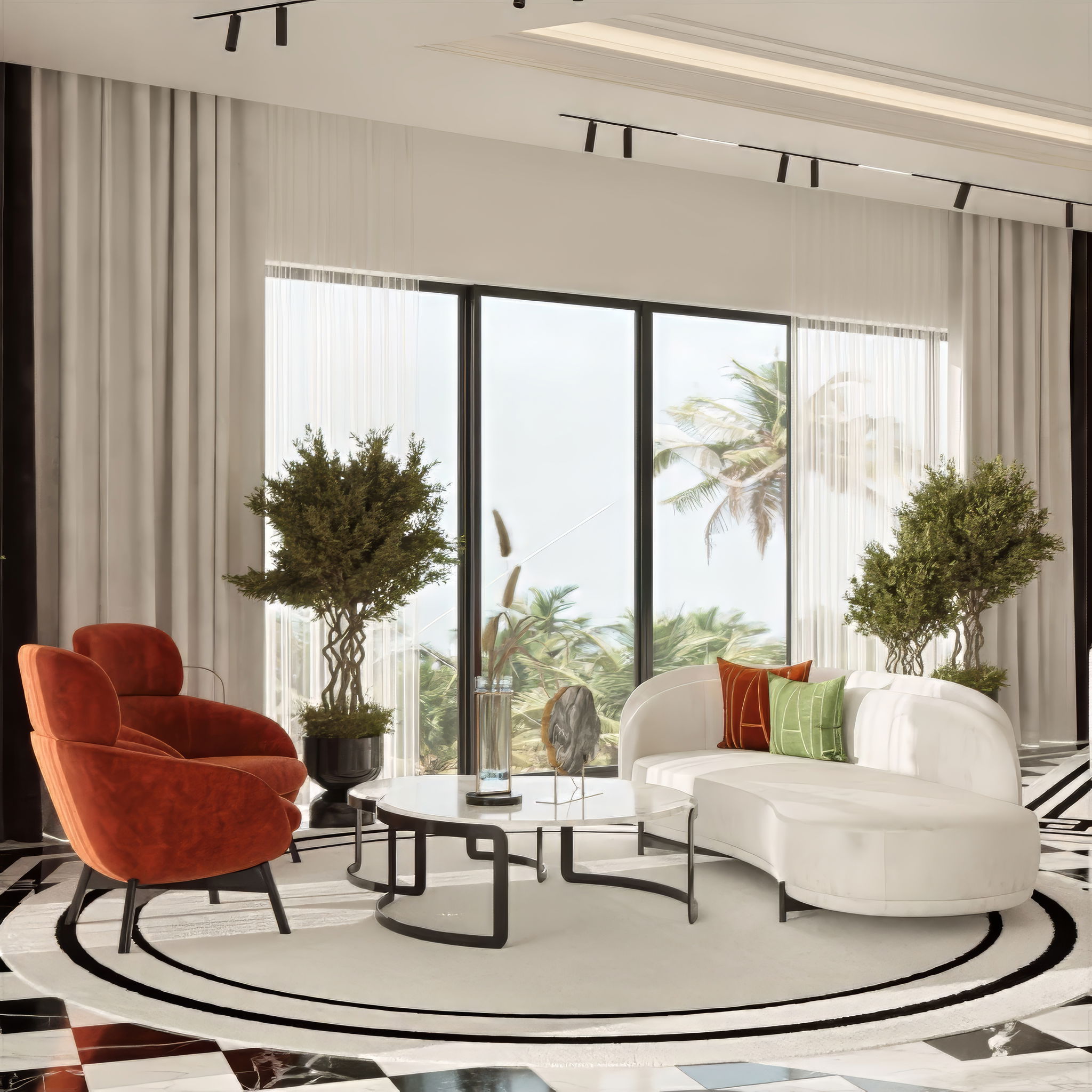 تصميم غرف المعيشة - لاغوس