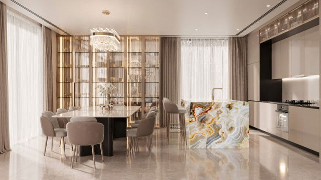 غرفة سفرة أنيقة