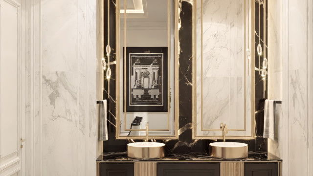 تصميم مفصل للحمام