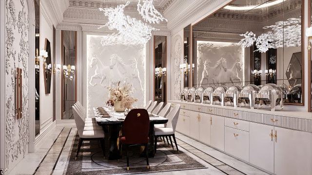 Марокканская столовая — роскошный обеденный интерьер