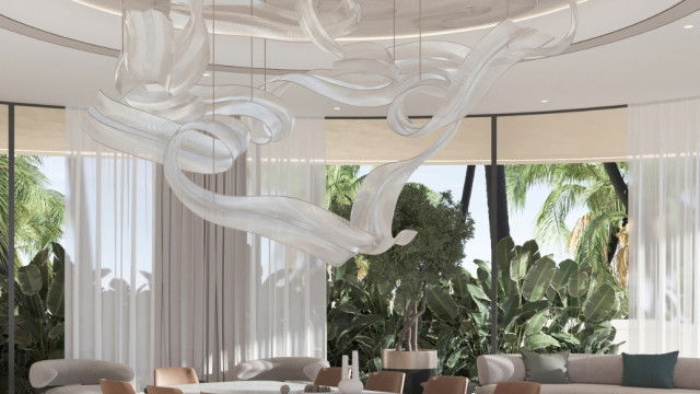 تصميم داخلي لغرفة طعام كلاسيكيه