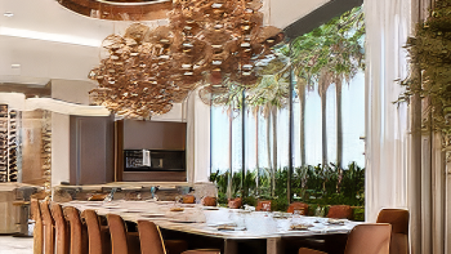 تصميم داخلي لغرفة طعام