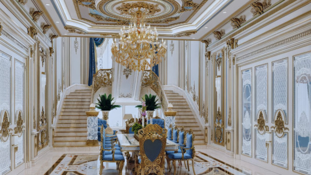 Gorgeous luxurious villa interior