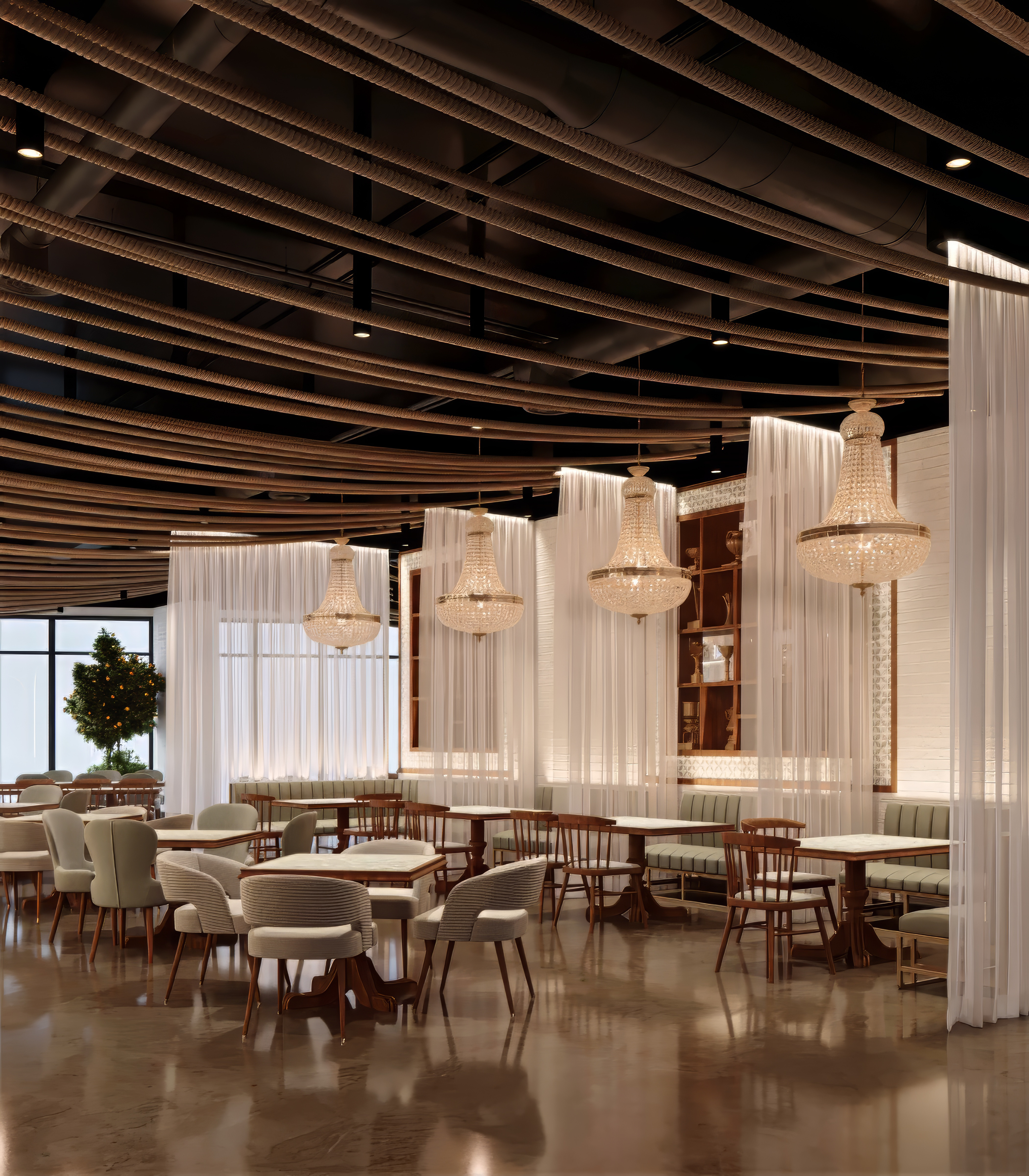 Lovely Restaurant Interior Design