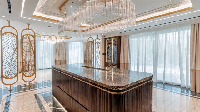 Exquisite Interior Fit-Out for Palm Jumeirah Villa Renovation: Premium Marble Installation Expertise