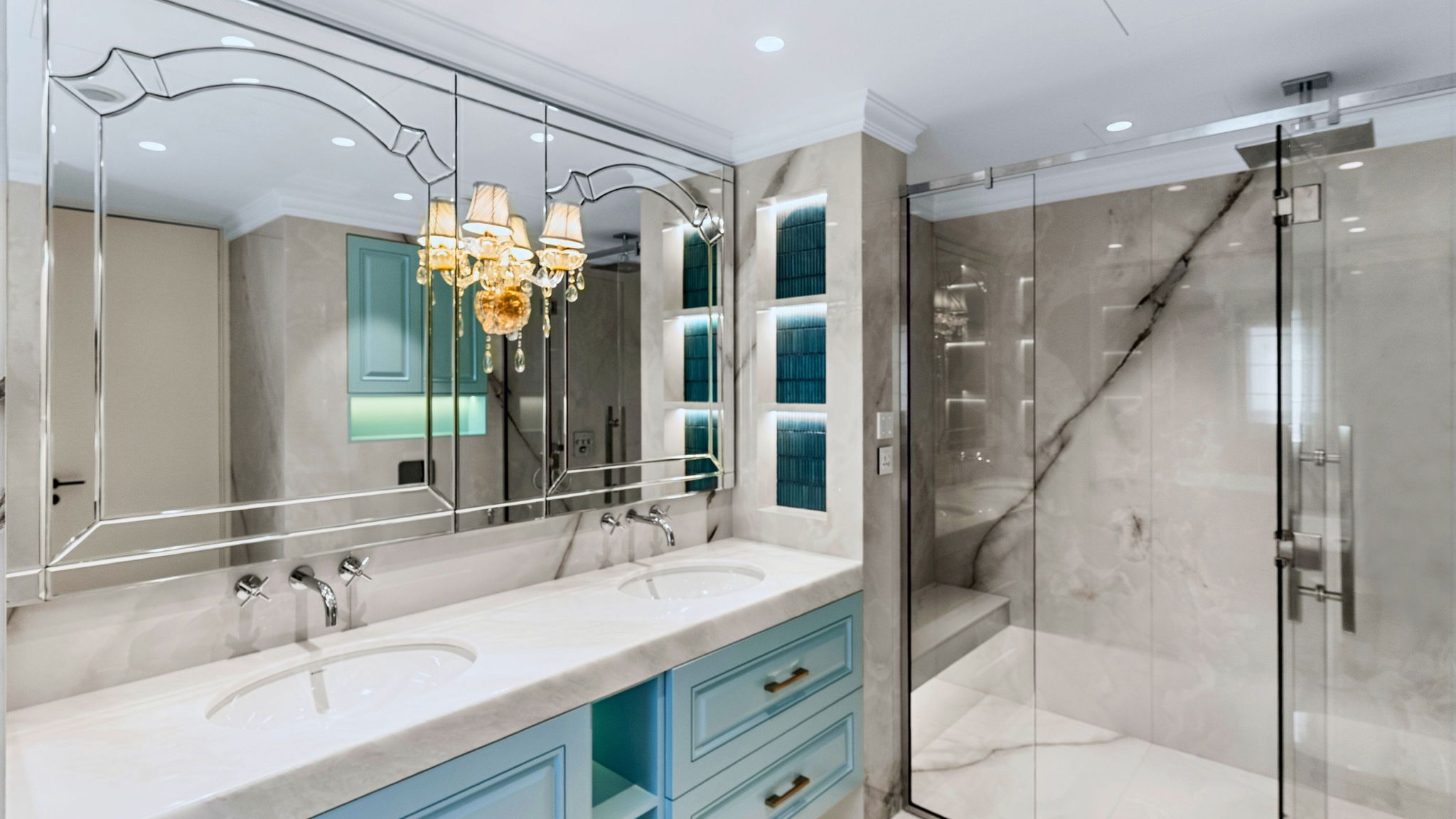 Luxury Bathroom Interior Design & Implementation for Meadows Dubai Villa