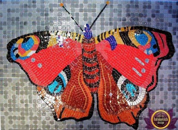 Modern mosaic wall art