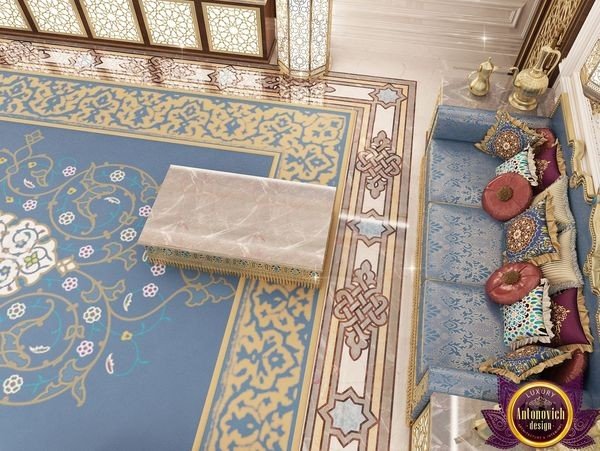 Arabic-style bathroom with exquisite tiles