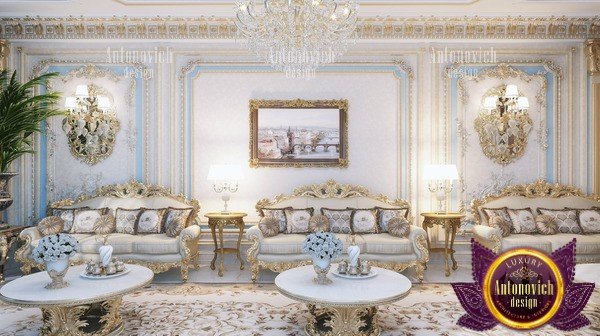 Majlis design featuring traditional Arabic patterns