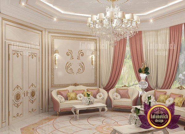 Women enjoying a lavish gathering in an upscale majlis