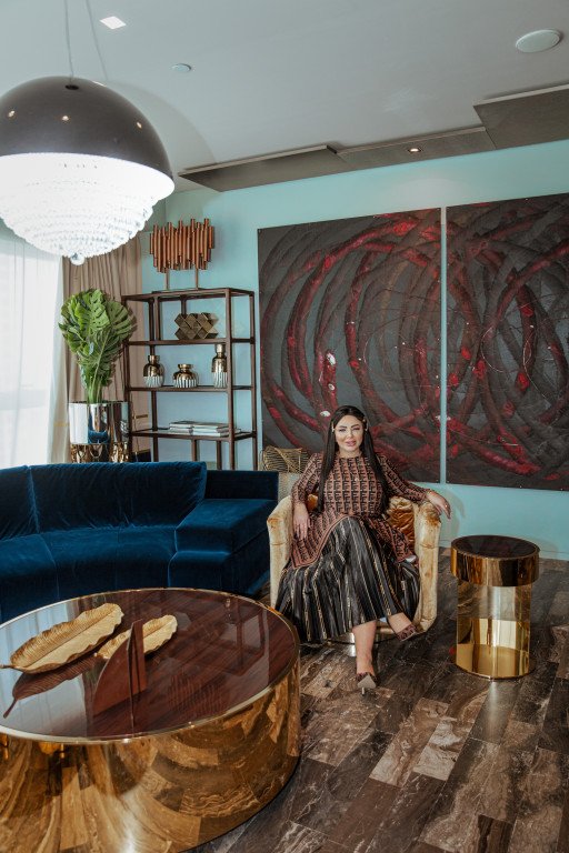 Fendi Casa dining area with exquisite table setting and chic ambiance