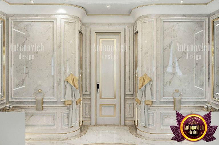 Bright and airy bathroom with stylish tile patterns