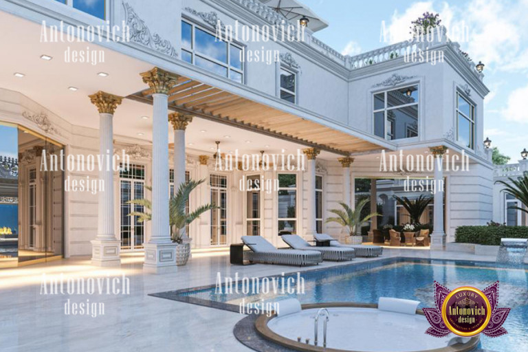 Grand Saudi Arabian villa architecture