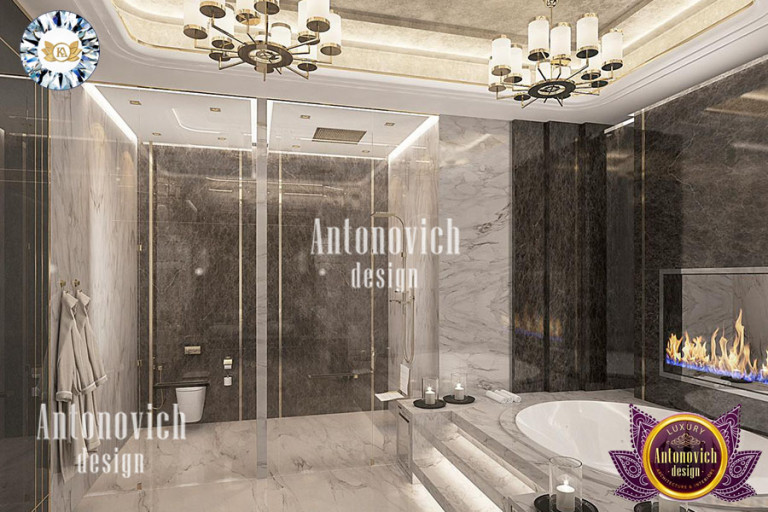 IDEAL INTERIOR DESIGN FOR MASTER BATHROOM BY LUXURY ANTONOVICH DESIGN