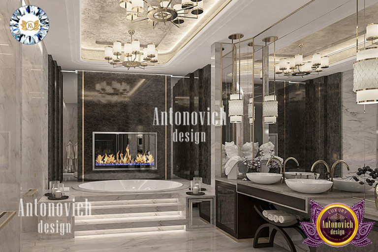 IDEAL INTERIOR DESIGN FOR MASTER BATHROOM BY LUXURY ANTONOVICH DESIGN