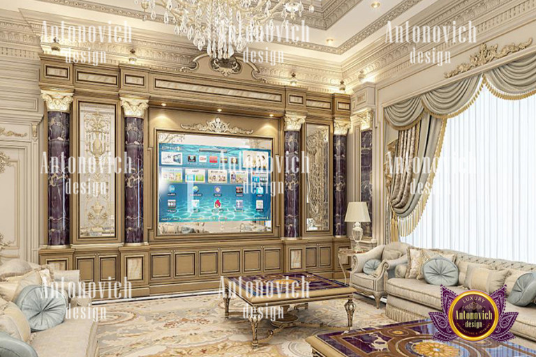 Luxurious bedroom with royal canopy bed in Brunei palace