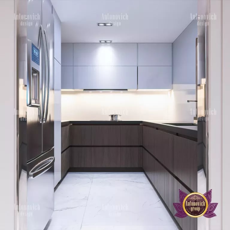 Elegant and modern kitchen with state-of-the-art appliances in Dubai