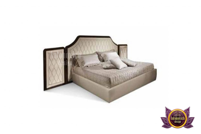 Luxurious Italian bedroom set displayed in a Dubai store