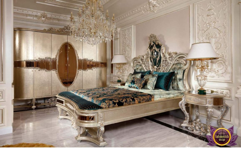 Stylish bedroom display at a top Dubai home store