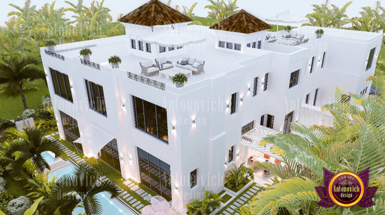 Exquisite garden design in Al Barari Villas community