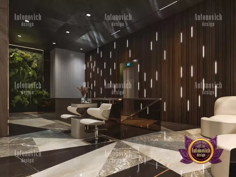 Luxury Dubai Office Lobby Interior Design