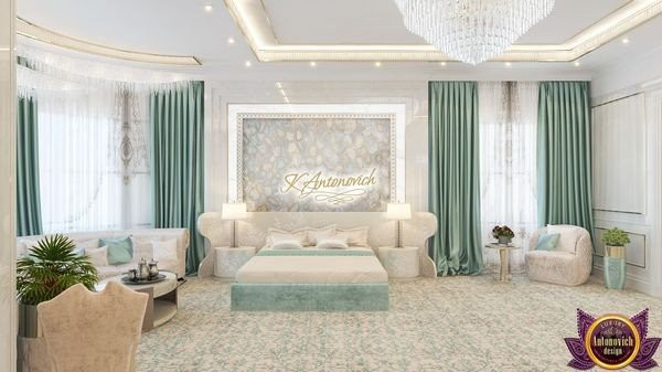 Luxurious bedroom interior by Katrina Antonovich