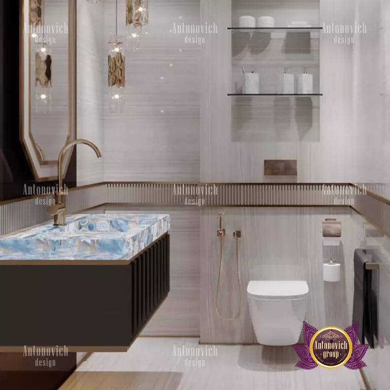 Luxurious UAE bathroom featuring a spacious bathtub and shower