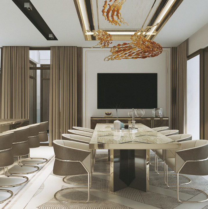 Dining Room Interior Design in Dubai