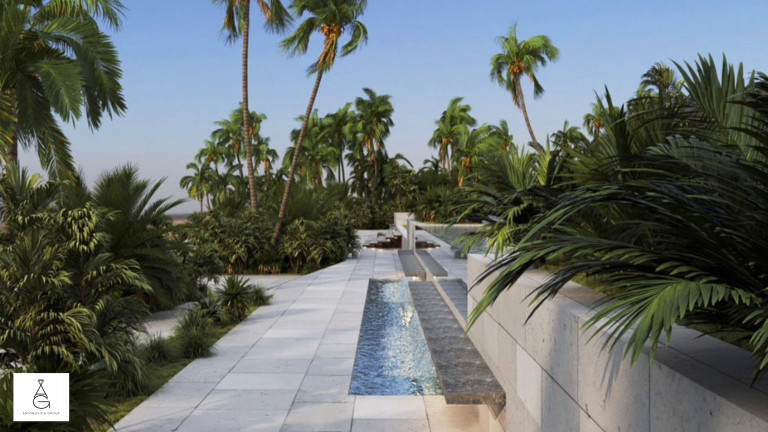 Exquisite Villa Landscape and Swimming Pool Design in Dubai