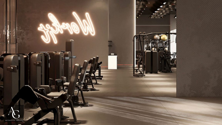 Exquisite Resort and Spa Interior Design with a Fitness Center