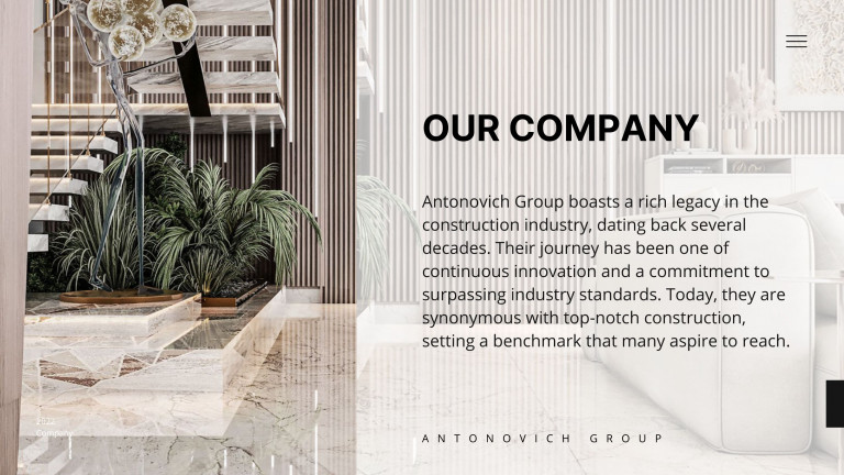 Antonovich Group's Expertise in Villa Construction and Fit-Out