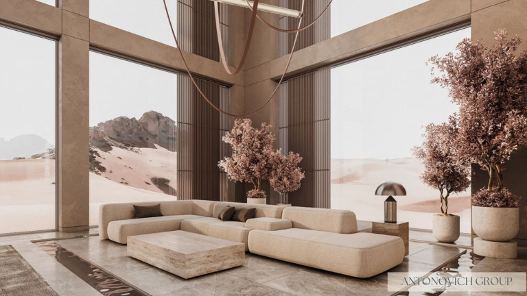 Luxury Modern Villa in the Dubai Desert