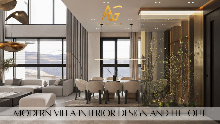 A Symphony of Opulence in Modern Villa Interiors