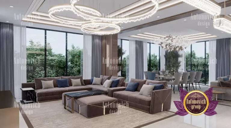 Living Room Interior in Dubai