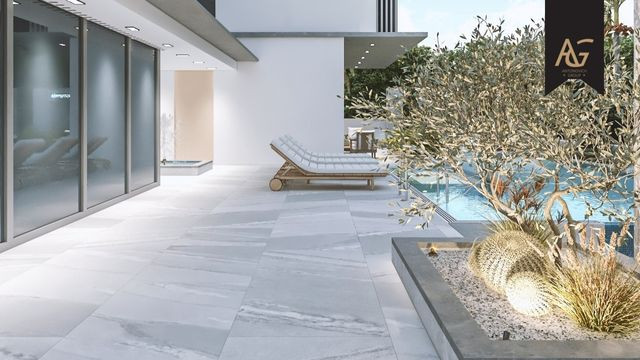 Luxurious outdoor living space created by top Dubai landscape company